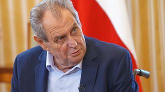 Zeman vetoval novelu o snížení plateb státu do zdravotnictví. Měla by negativní dopad na kvalitu