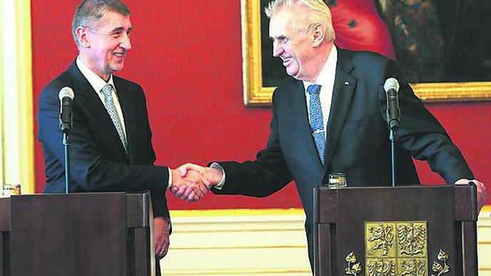 Miloš Zeman a Andrej Babiš.