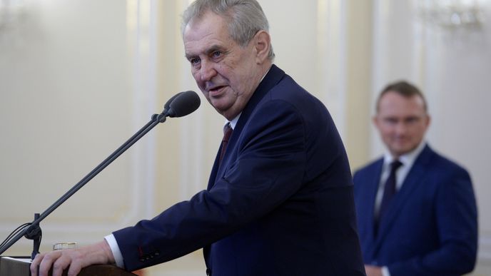 Prezident republiky Miloš Zeman