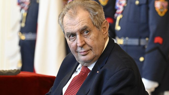 Prezident Miloš Zeman.