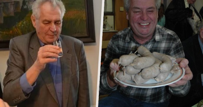 Miloš Zeman svého času prohlásil smrt abstinentům a vegetariánům.