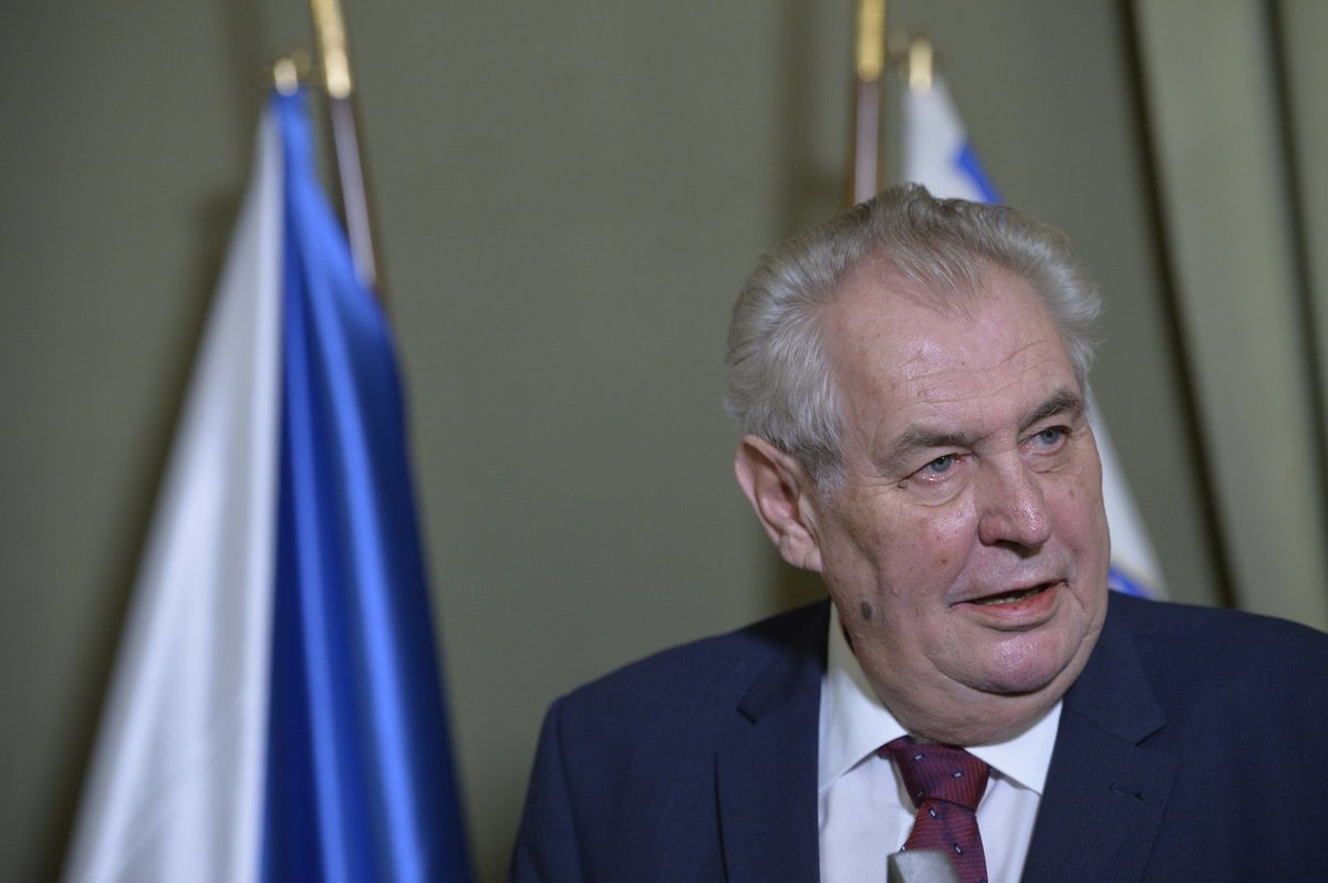 Prezident Miloš Zeman.