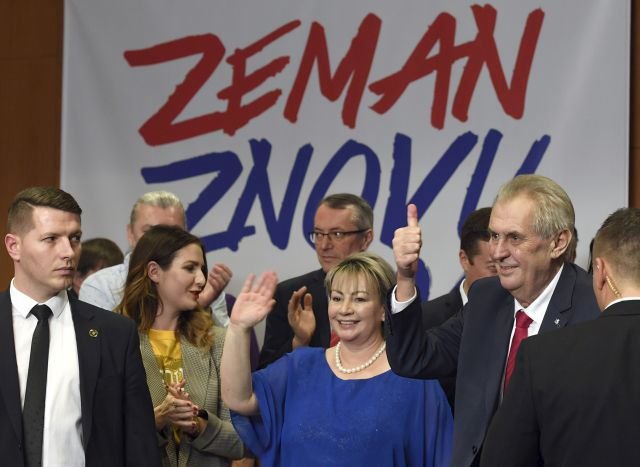 Miloš Zeman s Ivanou Zemanovou