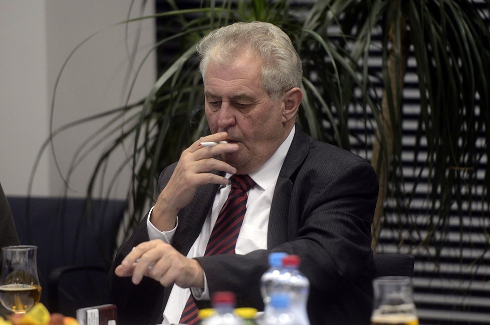 Prezident Miloš Zeman.