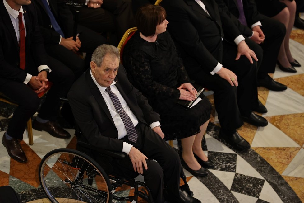 Prezident Miloš Zeman v Národním muzeu k výročí atentátu na Heydricha (27. 5. 2022)