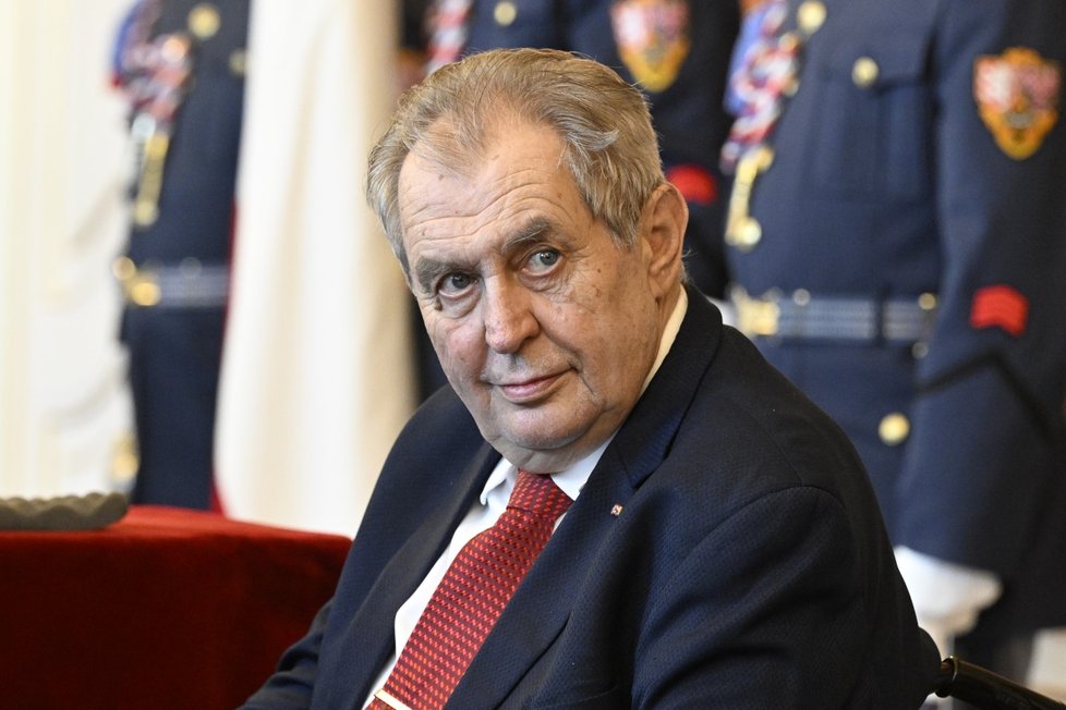 Prezident Miloš Zeman.