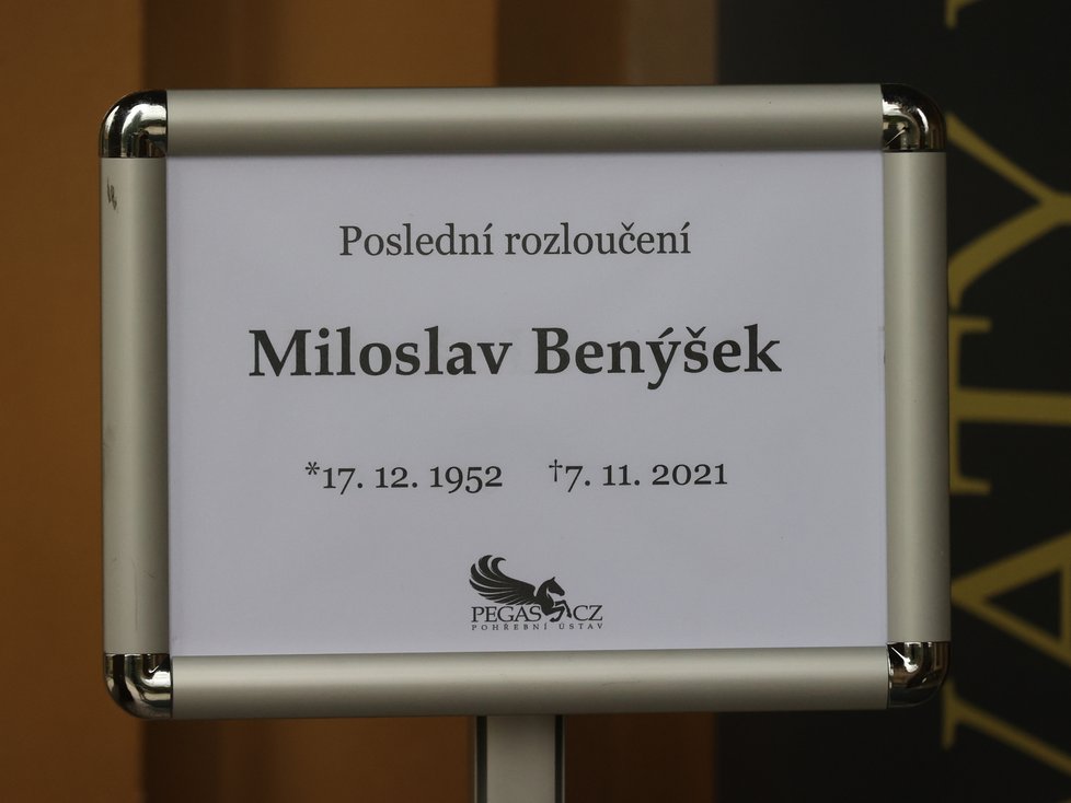 Pohřeb Miloslava Benýška