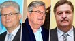 Kdo je kdo v kauze Motol: Miloslav Ludvík, Miroslav Jansta a Pavel Budinský Kdo je kdo v kauze Motol: Miloslav Ludvík, Miroslav Jansta a Pavel Budinský