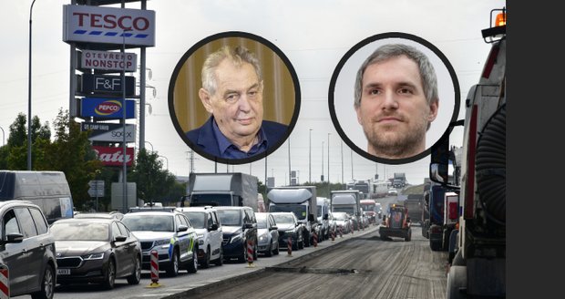 Zeman vyzval Hřiba k rezignaci kvůli dopravnímu kolapsu v Praze. Jen předvolební kampaň, reagoval primátor 