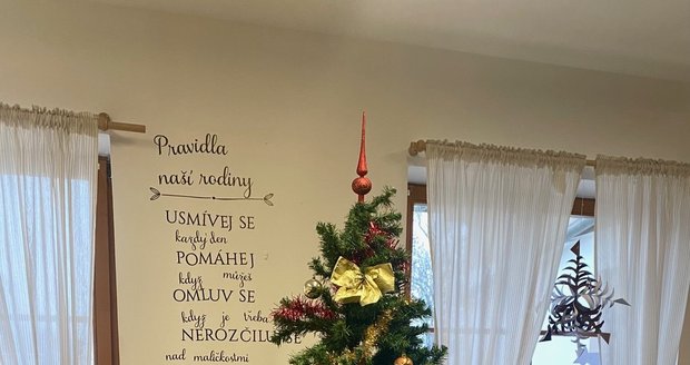 Vánoční stromeček v DD Tuchlov s dárky z Milý Ježíšku