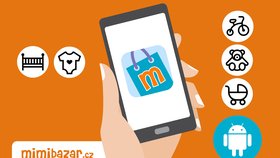 Mimibazar má mobilní aplikaci! Nakupujte rovnou z telefonu