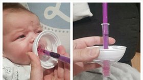 Maminka sdílela šikovný trik, jak do kojence dostat medicínu. Její příspěvek se stal na sociální síti senzací.