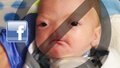 Američanka Brandi McGlathery se na Facebooku chtěla pochlubit fotkou svého děťátka. Miminko ale nemá nos a to je prý problém!