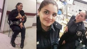 Policistka hrdinka: V nemocnici se nechtěli postarat o podvyživené dítě, tak ho sama nakojila