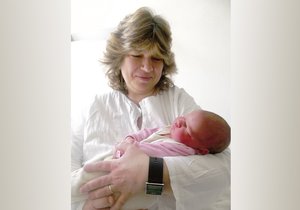 Paní Michaela Boučková se stala po jedenácté maminkou. Narodila se jí dcera Kateřina
