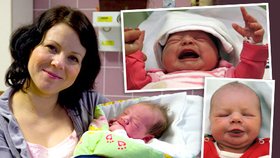 Do souboje o první miminko roku 2011 se pustilo hned šest novorozeňat