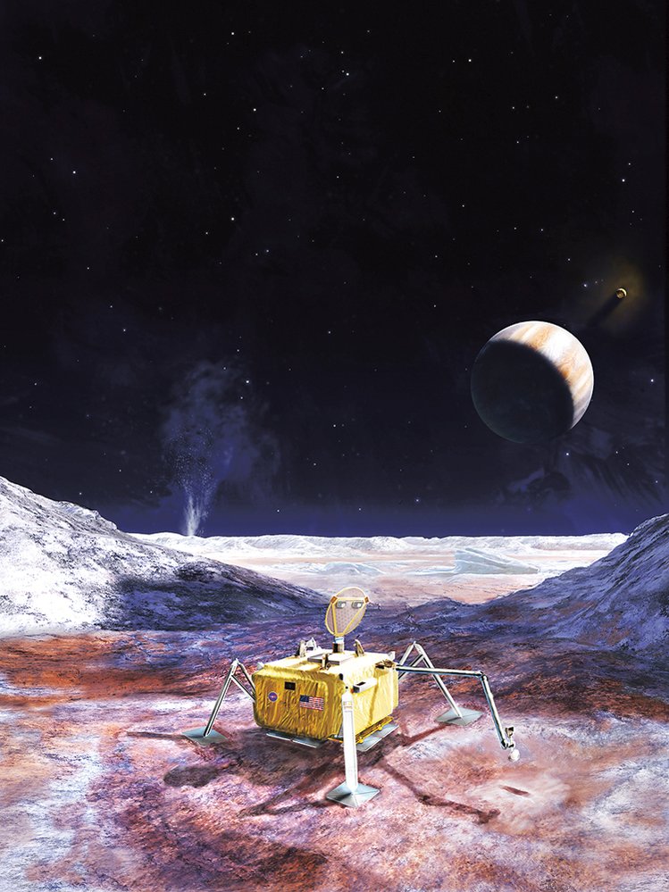 Europa Lander bude od roku 2025 hledat život na Jupiterově měsíci Europa