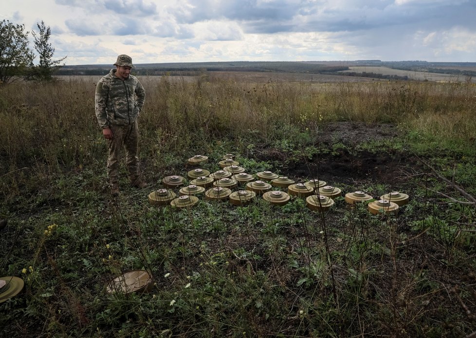 Odminovávání na Ukrajině
