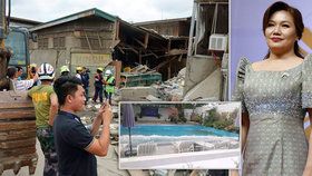 Filipínský ostrov Mindanao postihlo zemětřesení, v ohrožení se ocitla i první dáma - manželka prezidenta Duterteho (15.12.2019)