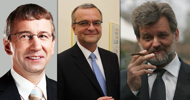 Trio nejštědřejších ministrů v roce 2012: Drábek, Kalousek a Kubice dopřáli svým náměstkům nejvyšší platy