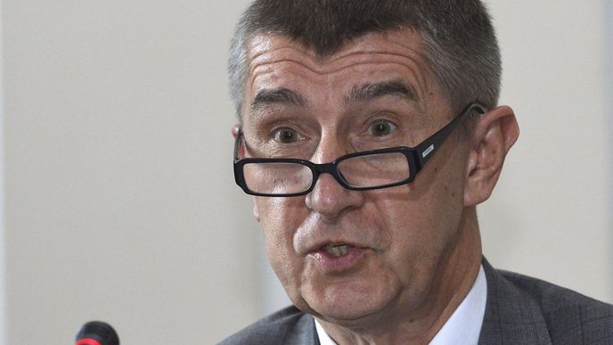 Ministr financí Andrej Babiš