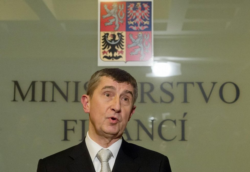 Ministr financí Andrej Babiš