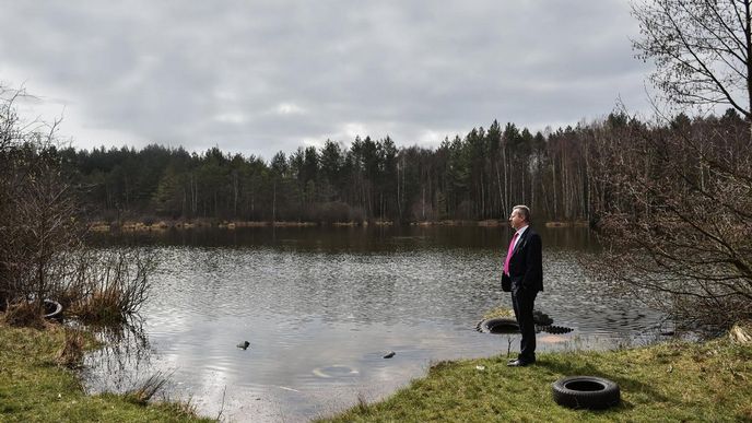 Ministr životního prostředí Richard Brabec v Ralsku