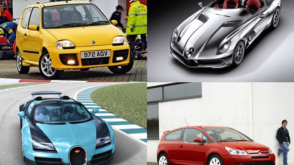 Deset aut pojmenovaných po slavných závodnících. Podivnosti i legendy!