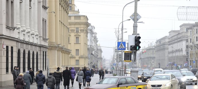 Chlad, zima... To je Minsk v těchto dnech.