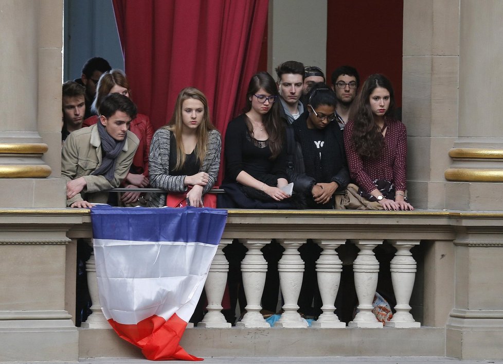 Minuta ticha za oběti pařížského teroru: Studenti univerzity ve Štrasburku