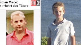 Desetiletý Mirco a jeho vrah Olaf H. - táta dvou dětí a spořádaný občan...