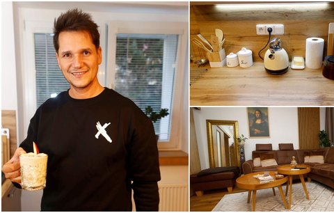 Bydlení krále českých barmanů Mirka Dvořáčka: Vyladěná kuchyň na míru a další skvosty
