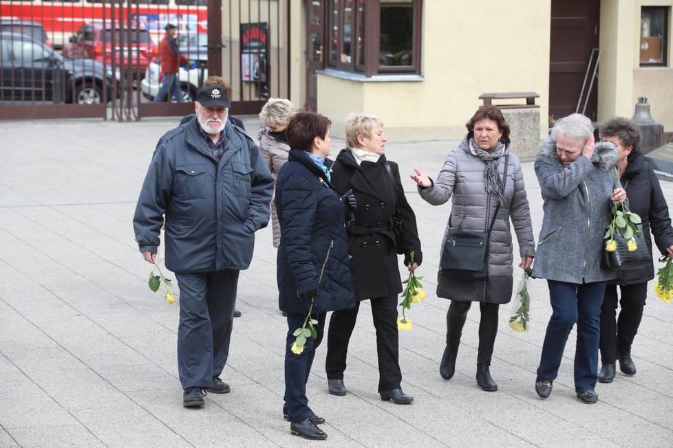 Pohřeb muzikanta a zakladatele Zelenáčů Mirka Hoffmana