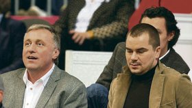 Lobbista Marek Dalík (vpravo) po boku Mirka Topolánka