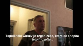 Mirek Topolánek se rozpovídal o církvi.