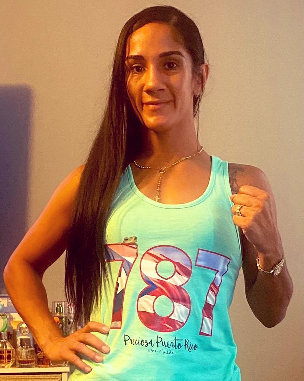 Portorická boxerka Amanda Serranová