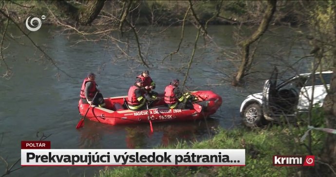 Zakrvácené auto slovenské političky našli u řeky. Nezvěstnou ženu hledaly desítky hasičů, záchranářů a policistů