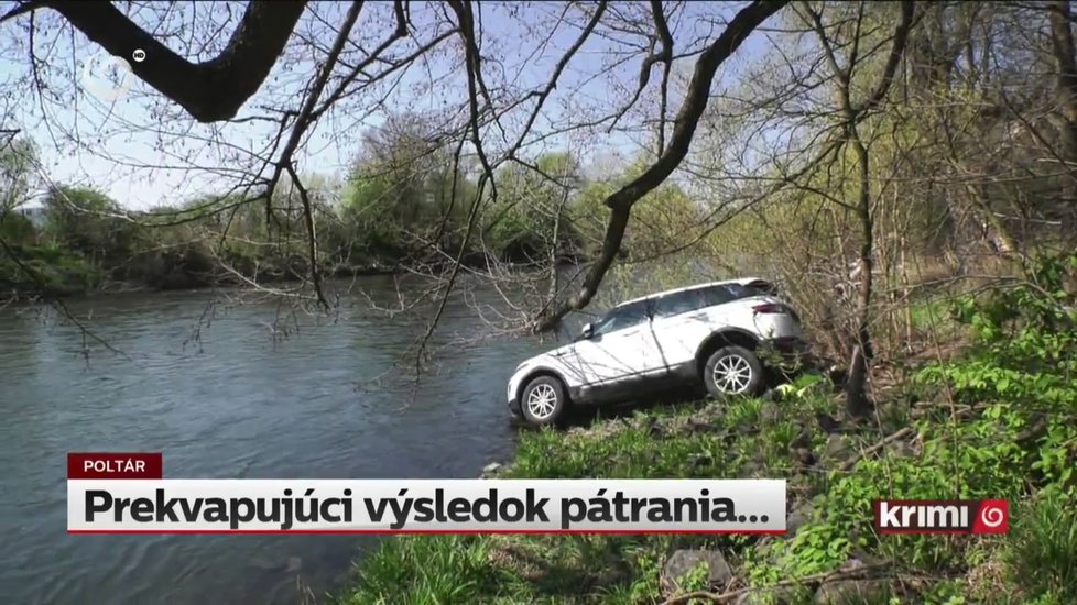 Zakrvácené auto slovenské političky našli u řeky. Nezvěstnou ženu hledaly desítky hasičů, záchranářů a policistů