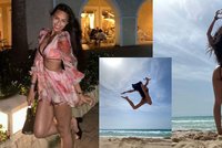 Sexy Mirka z Love Islandu: Perfektním zadečkem oslňuje na pláži!