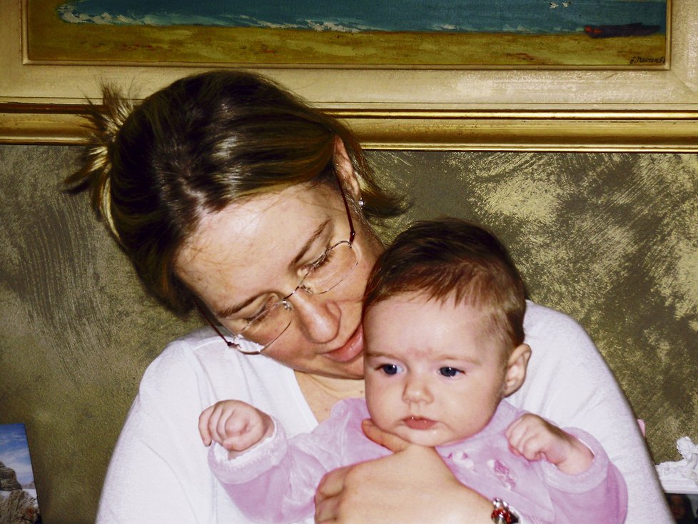 Žbirkova prvorozená dcera Denisa s malou Zarou