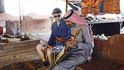 Beduínský muzikus z oblasti Vádí Rúm