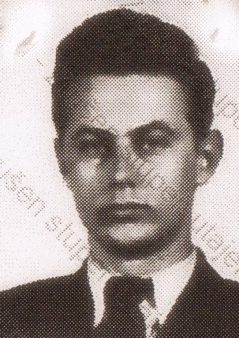 Miroslav Froyda na fotografii z falešného průkazu, který měl u sebe při přechodu hranice v srpnu 1954