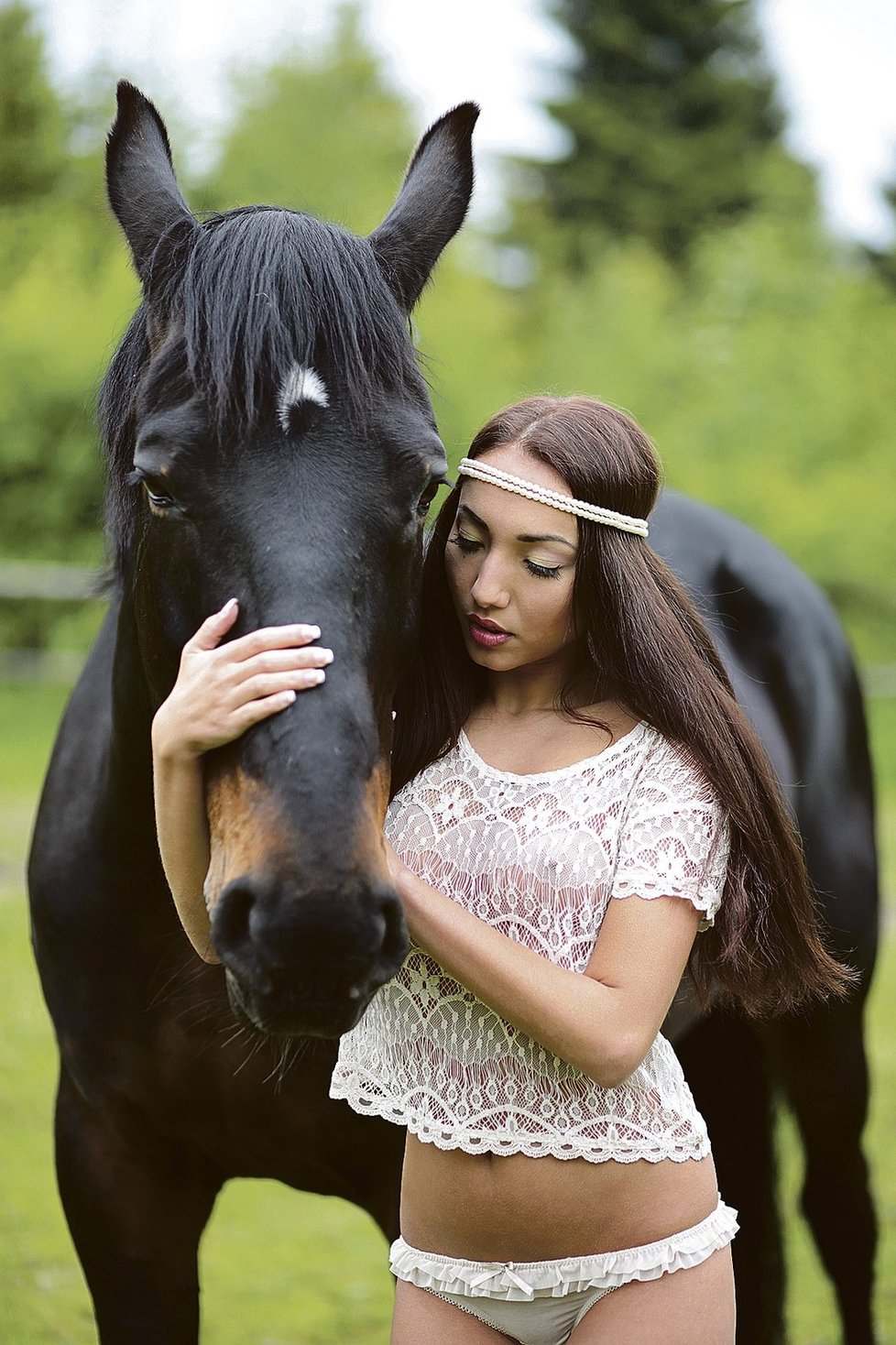 Modelka s arabskými kořeny Miriam Bittóvá