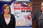 Alena Schillerová (za ANO) mluvila ve studiu Blesku o dopadu koronaviru na peníze. Miroslav Kalousek (TOP 09) reagoval na její slova o superhrubé mzdě