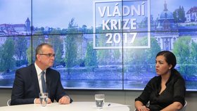 Miroslav Kalousek (TOP 09) ve Studiu Blesk promluvil o demisi Sobotkovy vlády (4. 5. 2017).