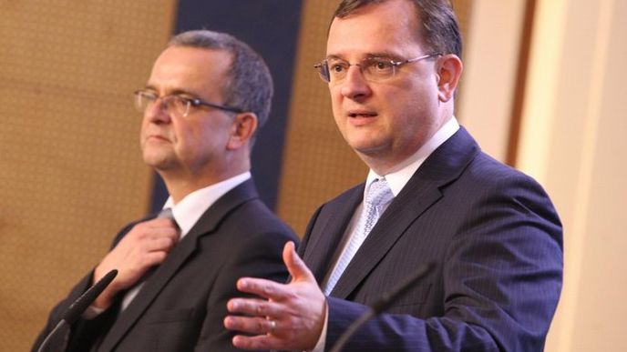 Miroslav Kalousek, Petr Nečas