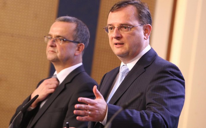 Miroslav Kalousek, Petr Nečas