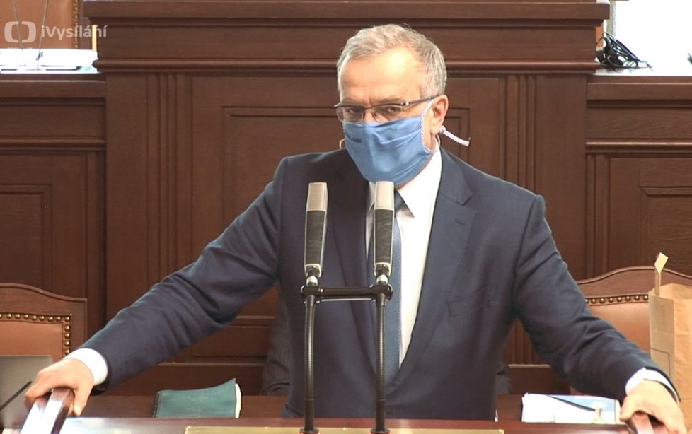 Sněmovna o koronaviru: Miroslav Kalousek (TOP 09) (21.4.2020)
