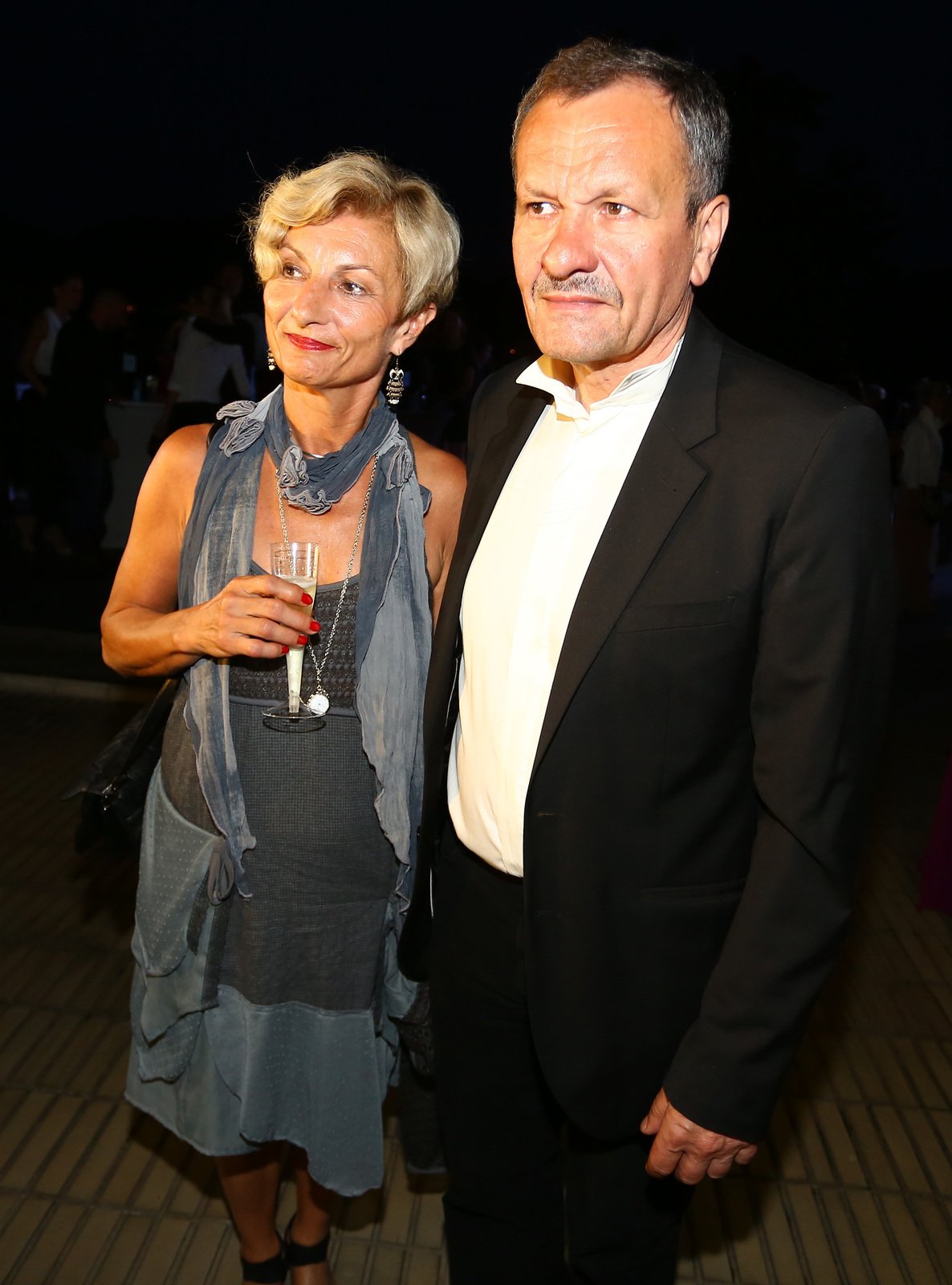 Miroslav Krobot s manželkou Hanou Doulovou