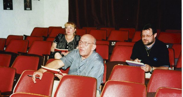 Poslední fotka Mirka Moravce z duchcovského divadla